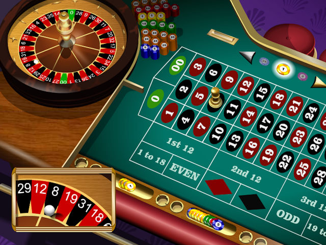 American roulette, Games with the American version of roulette