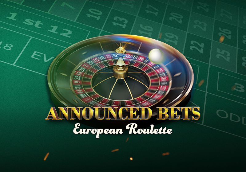 European Roulette Announced Bets  for free